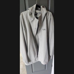 HUK Mens Rain Jacket with Hood 3XL